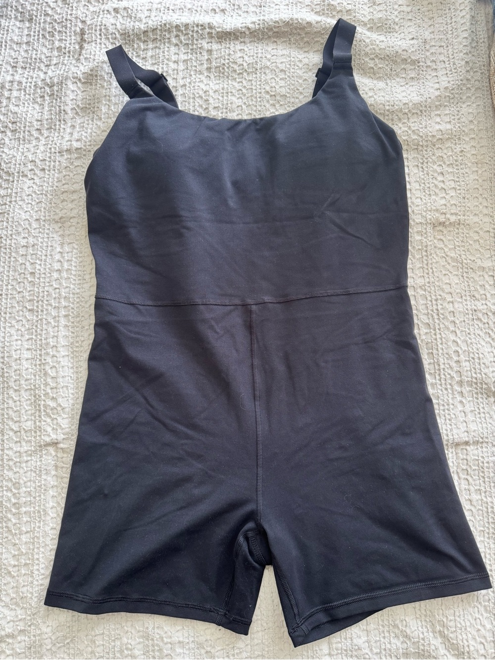 Womens Black One-Piece Romper
